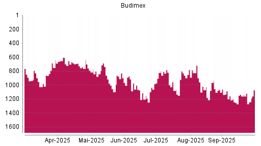 BOTSI®-Advisor Hochstufung Budimex von Rang 1243 auf ...