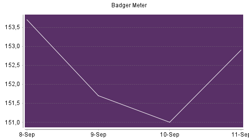 BOTSI®-Advisor Abstufung Badger Meter von Rang 37 auf Rang 44