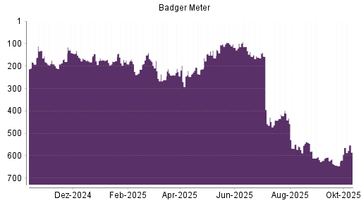 BOTSI®-Advisor Abstufung Badger Meter von Rang 177 auf ...