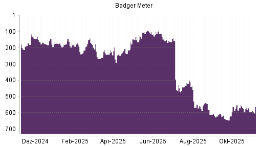 BOTSI®-Advisor Hochstufung Badger Meter von Rang 593 auf ...