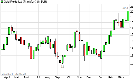 Gold Fields-Aktie mit neuem All-Time-High