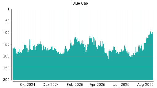 BOTSI®-Advisor Abstufung Blue Cap von Rang 239 auf Rang 253