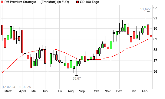 Dirk Mueller Premium Aktien R unter 100-Tage-Linie